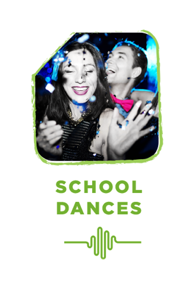 Seismic Sound DJs - Wedding Receptions link - group of teens dancing and laughing